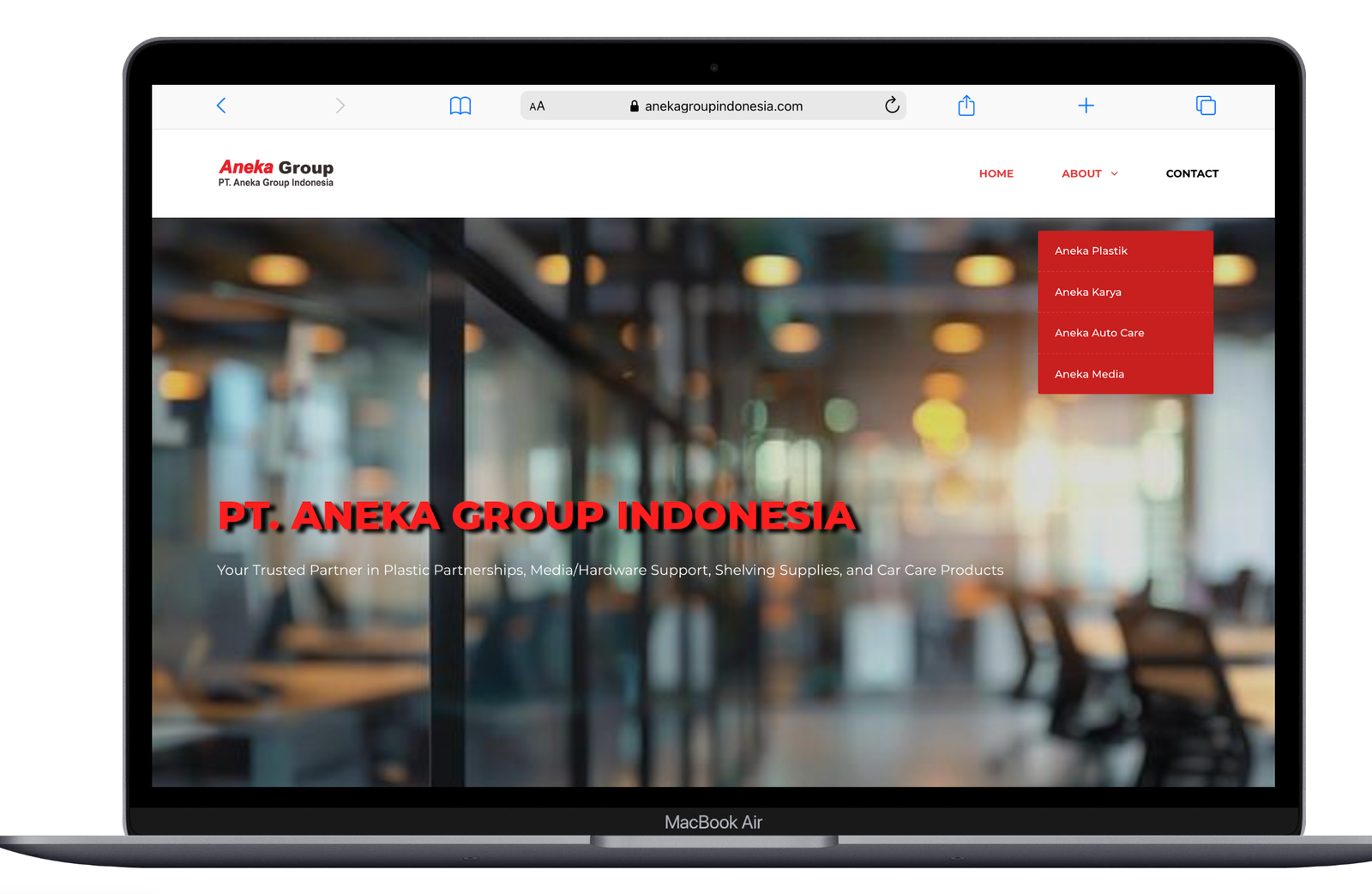 Aneka Group Indonesia Website